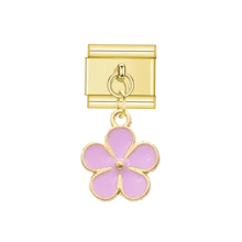 1個可愛的彩虹吊墜義大利手鏈，適用於9毫米不鏽鋼手鏈DIY女性珠寶製作 - 金黃色 - 查看 27