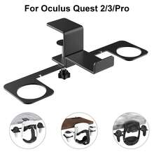 1pc Stainless VR Stand For Quest 2 And Quest 3, Desk Mount VR Holder And Headset Stand Compatible With Quest Pro 2 Rift S - Multicolor - View 11