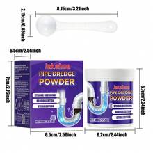 100G Jakehoe Sewer Unclogging Powder Household Kitchen And Bathroom Drainage Anti-Clog Unclogging Deodorizing Pipe Cleaning Powder - 100g - View 6