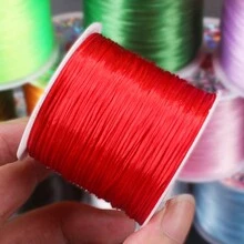 Crystal Fishing Line Elastic String, Durable Bracelet Strap For DIY Beading, 1pc - Brown - View 6