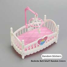 娃娃配件 公主床挂头铃玩具（随机配件） 迷你家具（适合11cm娃娃） 娃娃屋配件 小摆件 微型场景玩具,房间装饰 - 彩色 - 查看 13