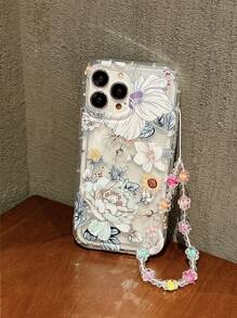 1 Giá đỡ bơm hơi có họa tiết hoa hướng dương có dây buộc, Tương thích với IPhone 15PROMA/15PLUS/15PRO/15 Buds/14, Vỏ bảo vệ toàn diện chống sốc, chống bụi và chống rơi, cũng có thể sử dụng tương thích với IPhone 13/12/11/XR. - Nhiều màu - Xem 3