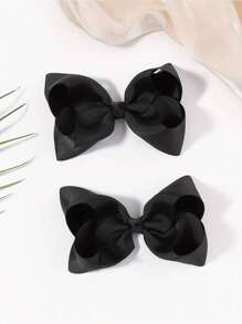 1 pieza de clip de cabello con lazo simple, accesorios de cabello de hilo con decoración de lazo para niñas en días festivos