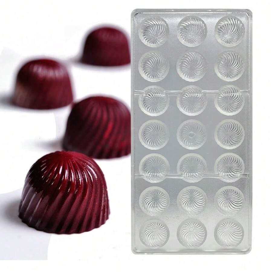 21 Cavity Chocolate Bonbon Polycarbonate Chocolate Mold