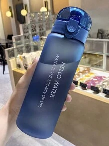 1pc 780ml Outdoor Portable Sports Water Bottle - Blue - View 17