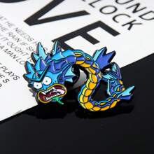 1pc Anime Spoof Magikarp Enamel Pin For Men Pin For Clothes Bag Charm School Kpop Backpack Teacher Supplies Bag Charms Cute Office Accessories Shirts Jacket Jewelry Christmas Halloween Autumn-Winter Accessories,Suitable For Teens, Youth,Men,Casual, Outdoor, Athletic, Vacation, Graduation Gifts, Birthday, Daily Wear Clothes Pin Funny Teacher Gifts Costume Accessories - Teal Blue - View 4
