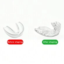 1入組附盒單面口腔護衛器，熱塑型牙套