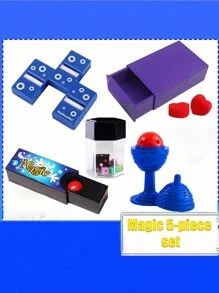 Juego de caja mágica de actuación de cerca con accesorios completos, juguete de graduación mágico y versátil para regalo - Multicolor - Ver 3