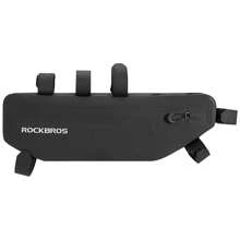 Rockbros Bicycle Bag Frame Waterproof Triangle Bag Approx. 3 Litres Black - Black - View 2