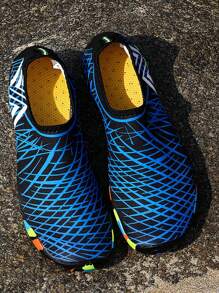 男士大尺寸透氣網布材質戶外涼鞋，適用於峽谷、海灘、快速乾燥、防滑橡膠鞋底，釣魚、浮潛、划船、水上運動、沙灘派對