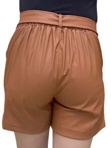 Young Girls Shorts - 鏽棕色 - 查看 2