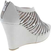Women's Gladiator Back Zipper Wedge Heel Sandals - Màu be - Xem 6