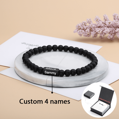 Men's Bracelets With Personalized Personalized, Commemorative Gifts To Father/Grandfather/Boyfriend