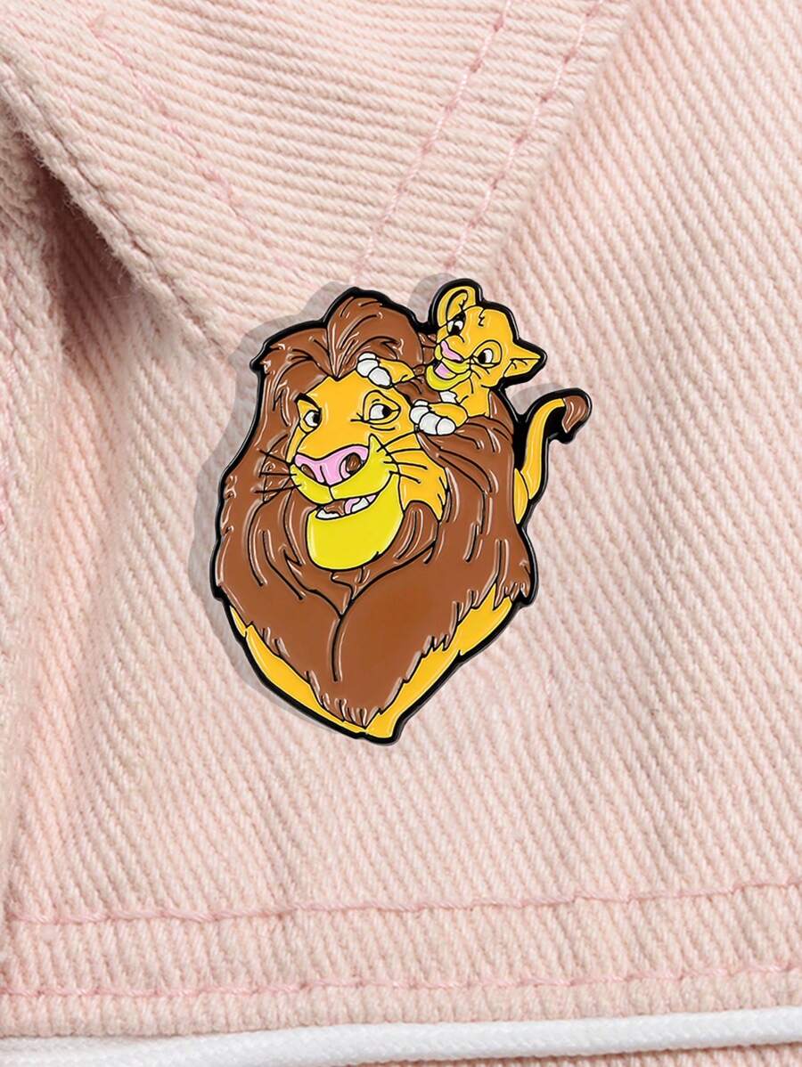 1 Máy Tính Hoạt Hình Thổ Cẩm, Anime Sư Tử Dễ Thương Huy Hiệu Men Pin Thổ Cẩm Quà Tặng Sinh Nhật - Nhiều màu - Xem 1