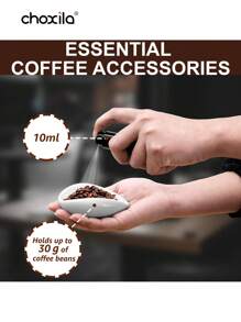 choxila 1 件 10ml 咖啡豆研磨机防静电喷雾瓶、旅行香水雾化器可再填充、迷你古龙水喷雾瓶（空）、小型须后水喷雾器（用于分配器）学校用品返校 - 黑色 - 查看 6