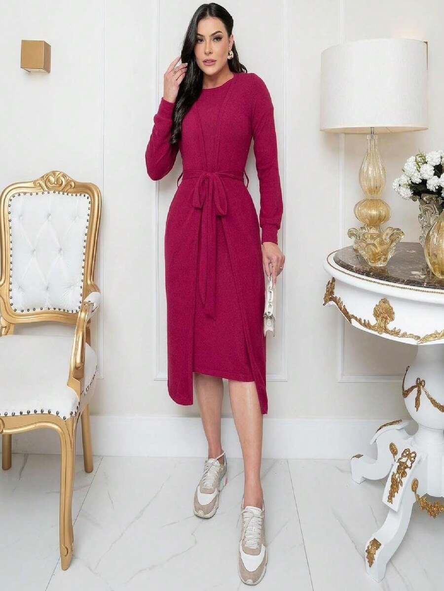 Women Two-Piece Outfits - Đỏ - Xem 1