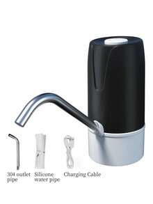 1pc Electric Water Dispenser Pump, Small Automatic Drainage Machine, Summer And Winter Equipment Accessories; Equipped With 1 Hose, 800mAh Battery, And USB Charging Cable - Multicolor - View 9