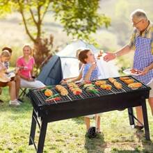 Portable Foldable BBQ Grill: Perfect For Outdoor Camping, Picnic, Etc! - Multicolor - View 7
