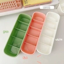 2pcs Sock Storage Box Drawer Organizer, Closet Divider Box For Dormitory And Home, Underwear Storage Box For Socks And Pantyhose - Multicolor - View 3