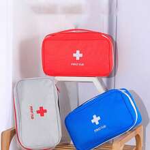 1pc Portable Portable Medical Kit, First Aid Kit, Medicine Sorting And Storage Bag Sell Only Collection Bags - Red - View 4