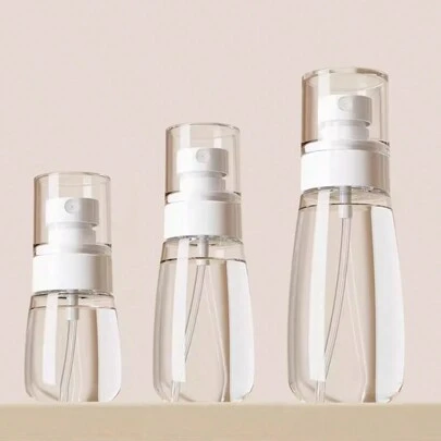 2pcs Portable UPG Spray Bottles 1oz 2oz 30ml/60ml/100ml Leak Proof Fine Mist Clear Plastic Refillable Spray Bottle For Travel Perfume Toners, Face & Hair Mist