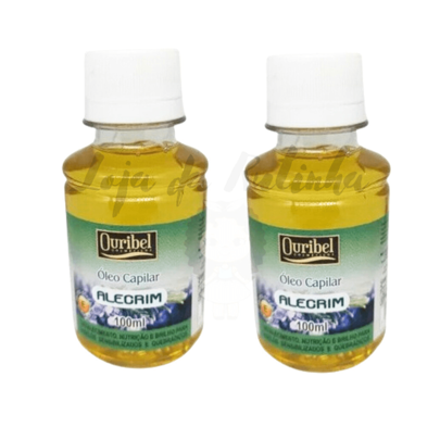 Kit com 2 Óleos de Alecrim Ouribel 100ml - Nutrição para os fios