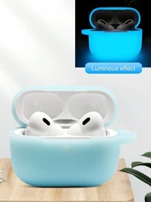 1 Hộp Đựng Tai Nghe AirPods Phát Sáng Trong Bóng Tối, Vỏ Bảo Vệ Dày Bằng Silicon, Tương Thích Với Tai Nghe Bluetooth Apple - Nhiều màu - Xem 15