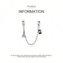 1 pieza Cámara Amor en la serie de recuerdos Cuentas DIY Encantos Colgante y Cadena Encanto Apto para Pulsera de Cuentas Cuentas para Hacer Joyería DIY para Mujeres Regalo de Joyería para Niña, Accesorios de Joyería DIY de Aleación Plateada de Moda, Pulsera de Acero Inoxidable para San Valentín