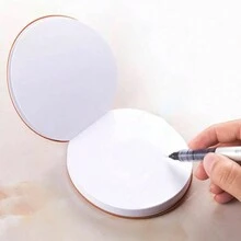 1 libreta en forma de galleta de chocolate creativa con bolsillo en blanco para notas, mini bloc de notas portátil y de alta calidad para escribir y tomar notas sobre la marcha - Marrón - Ver 7