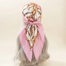 1Pc 90*90Cm Dây Thắt Lưng In Lụa Tổng Hợp Khăn Bandana Vuông Để Sử Dụng Hàng Ngày Trong Tất Cả Các Mùa Khăn Bandana, Dây Buộc Tóc, Băng Đô Lý Tưởng Để Trang Điểm Cho Bạn - Nhiều màu - Xem 9
