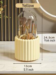 Desktop Rotating Pen Holder Skincare Makeup Organizer Box Student Dorm Drawer Storage Case Pencil Stand Shelf - Pen Holder - View 11