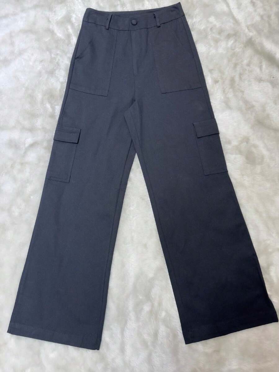 Women Pants - 黑色 - 查看 1