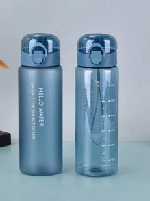 1pc 780ml Outdoor Portable Sports Water Bottle - Blue - View 4