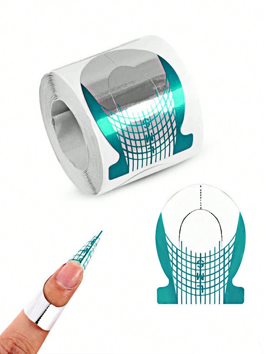 1 Roll/100pcs Nail Extension Guide French Manicure Tool