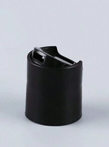 1入黑色200毫升透明塑料可補充瓶，帶黑色圓盤瓶蓋 - BPA可握式補充洗髮水容器，可裝洗髮水，乳液，乳液，護膚霜等，黑色200毫升，適用於旅行，采用密封瓶蓋設計，省力和多功能，絕對是旅行必備之選。 - 黑色 - 查看 6