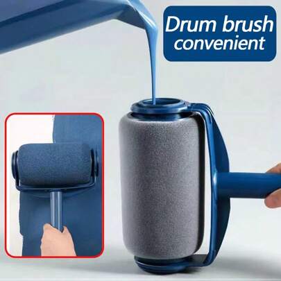 Paint Brush, Sponge Roller Brush, Multifunctional Wall Corner Paint Brush, Roller Brush, Household Sponge Brush