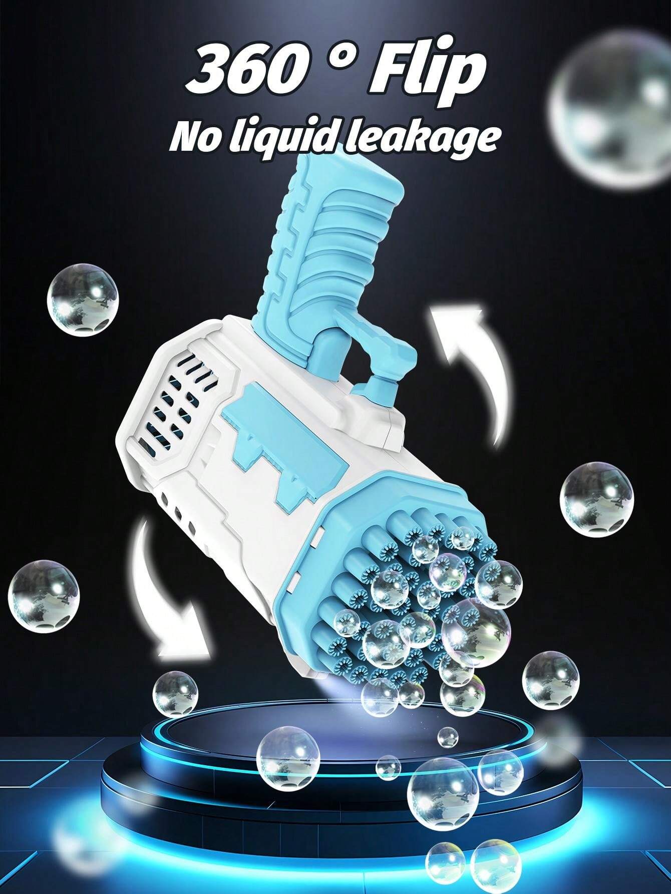 Summer Handheld Gatling Bubble Gun Toy Gift Electric Bubble Blower