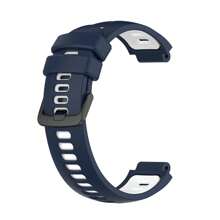 適用於Garmin Forerunner 735XT/630/620/235/230/220，Approach S20/6/5，雙色替換手錶帶，共8種顏色可選。隨附拆卸工具，由矽膠製成，覆面光滑舒適，輕便、防水耐汗，男女適用，非常適合運動、商務、休閑及各種場合使用。 - 複色 - 查看 15