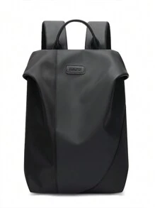 Lightweight, Minimalist Design Business Backpack For Women, High-Quality, Waterproof Leather, Large Capacity With Compartments, Side Zipper, Ideal For Students, Traveling, Business, Office Work, Graduates, School Backpack - Black - View 7