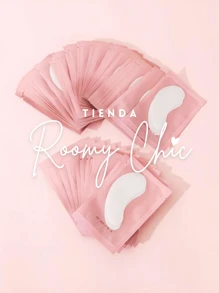 ROOMY CHIC Kit De Suministros De Extensión De Pestañas 500 Piezas 100 Cepillos Glitter Rosa Para Pestañas 100 Microbrush Rosa 100 Lip Brush Glitter Rosa 100 Parches Pestaña 100 Anillos Rosa Para Adhesivo Aplicadores Desechables Kit de Extensiones de Pestañas Mink 1x1 Utensilios de belleza Herramientas de Maquillaje Utensilios para cejas y pestañas - Rosa - Ver 11