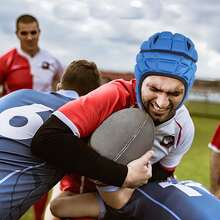 Mũ bảo hiểm vỏ mềm EVA nhiều màu, Mũ bảo hiểm tránh va chạm bóng đá Mỹ - Nhiều màu - Xem 5