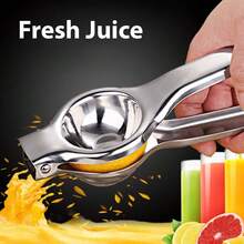 1pc Thickened Stainless Steel Lemon Squeezer, Creative Manual Juicer For Fruits Like Orange And Apple, Kitchen Tool - Perfect For Outdoor Camping And Family Holidays Gift - One Size - View 3