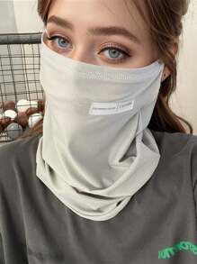 1 件女用透氣降溫面罩圍巾,附耳掛、頸套、腕帶和護腿,適合春季和夏季戶外活動 - 防曬面罩 - 查看 2