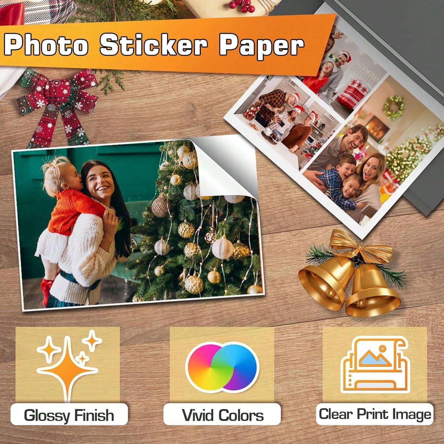 A4 Size SelfAdhesive Matte Photo Paper Glossy Sticker Paper For Inkjet