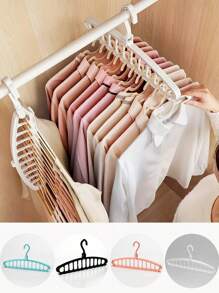 1入組黑色多功能櫥櫃衣架宿舍衣櫃衣架鉤