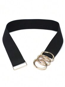 1條女士青少年彈性寬腰帶，彈性腰帶腰間束縛帶