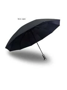 1入組素色自動雨傘 - 粉色 - 查看 4