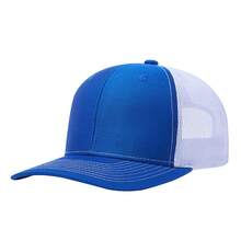 GINPAI Tên & Văn Bản Tùy Chỉnh Mũ Trucker Thêu Cho Nam Nữ Mũ Lưới Snapback Có Thể Điều Chỉnh Tuyệt Vời Cho Mũ Bóng Chày Ngoài Trời - màu xanh trắng - Xem 8