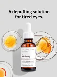 The Ordinary 咖啡因眼部护理液 5% + EGCG 1 盎司/ 30 毫升 - 杏色 - 查看 3