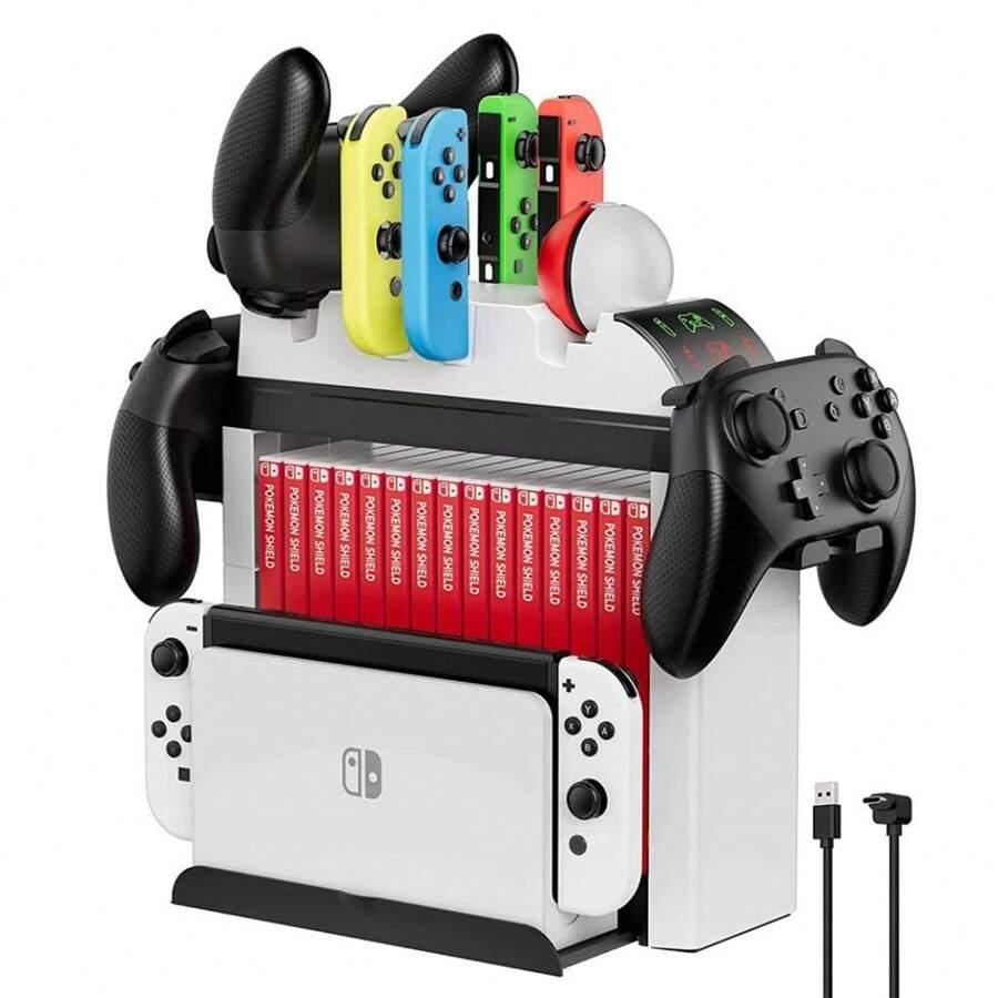 Game Console Stands - Đen và trắng - Xem 1